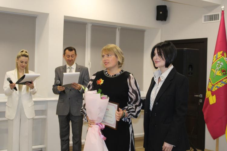 Ольга Вовк відзначена Подякою голови Харківської обласної ради